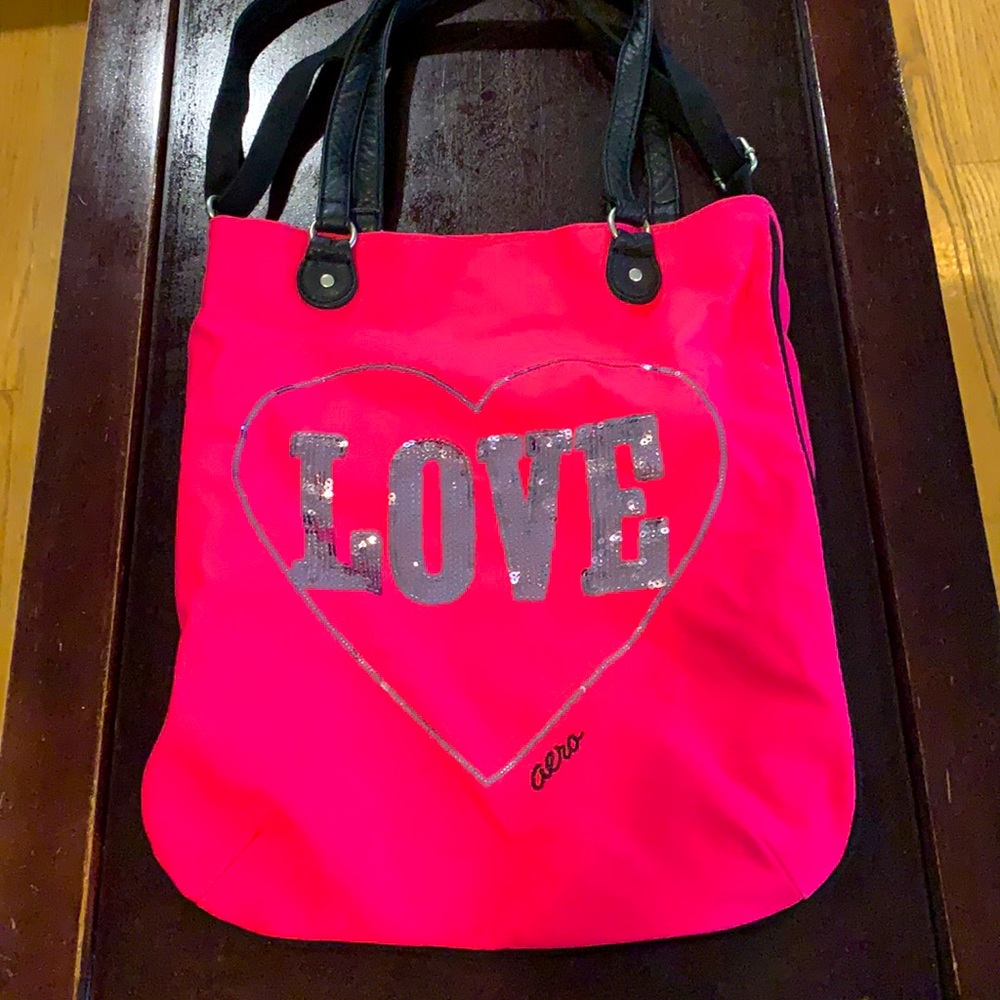 Aero Hot pink over the shoulder bag
